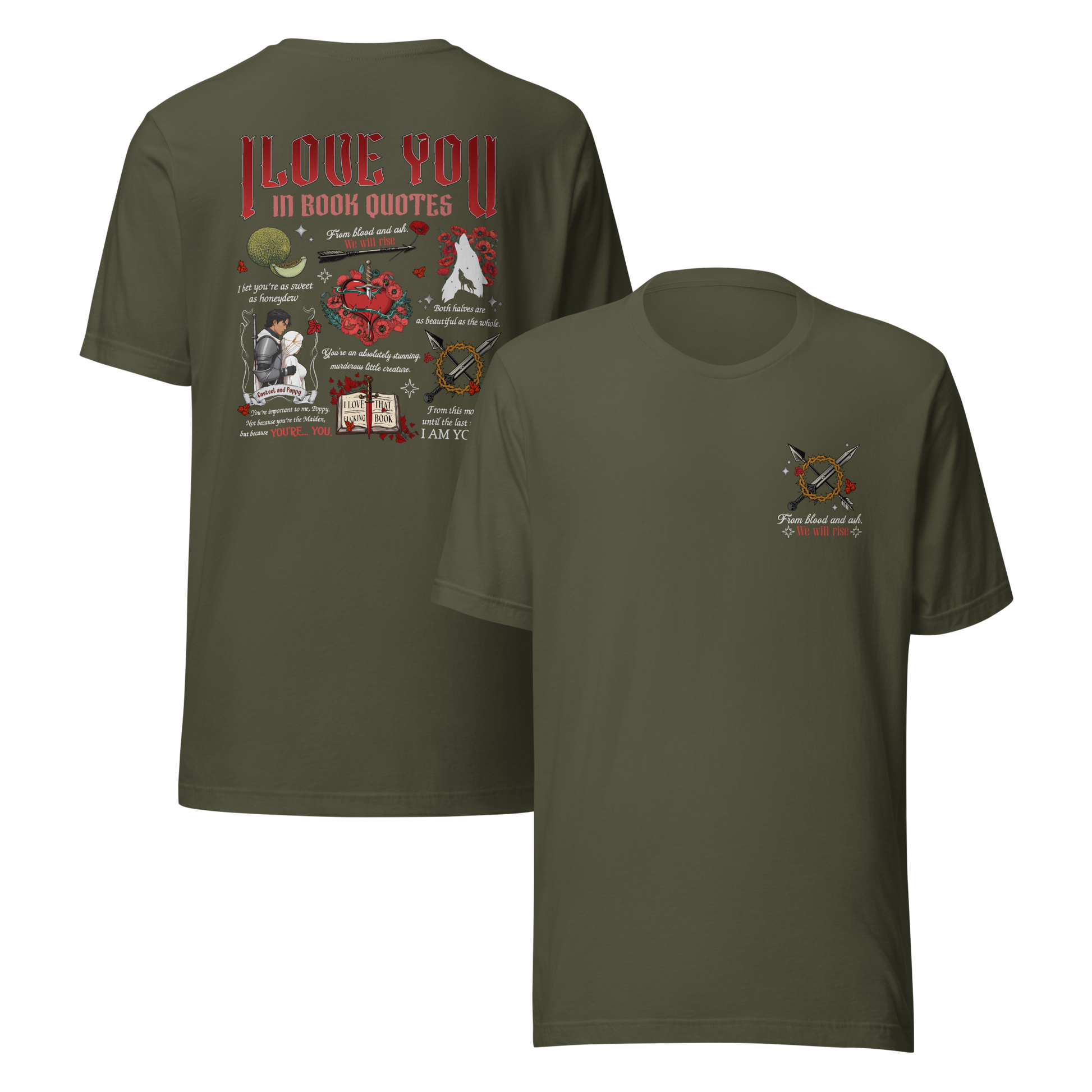 Casteel & Poppy Love Quote Tee - MagicMerchEmporium