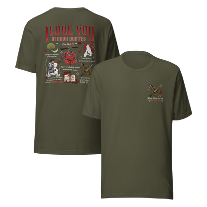 Casteel & Poppy Love Quote Tee - MagicMerchEmporium