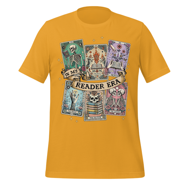 Halloween Tarot Book Club Tee in Mustard