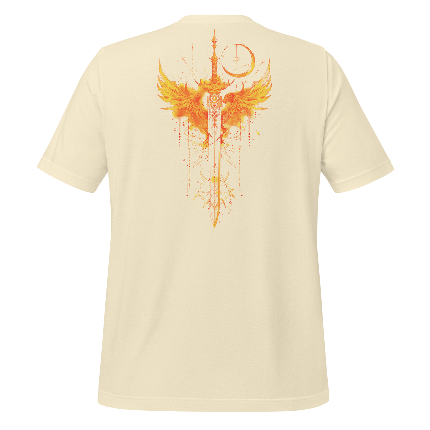 "Light It Up" Fantasy Sword and Wings Tee - MagicMerchEmporium