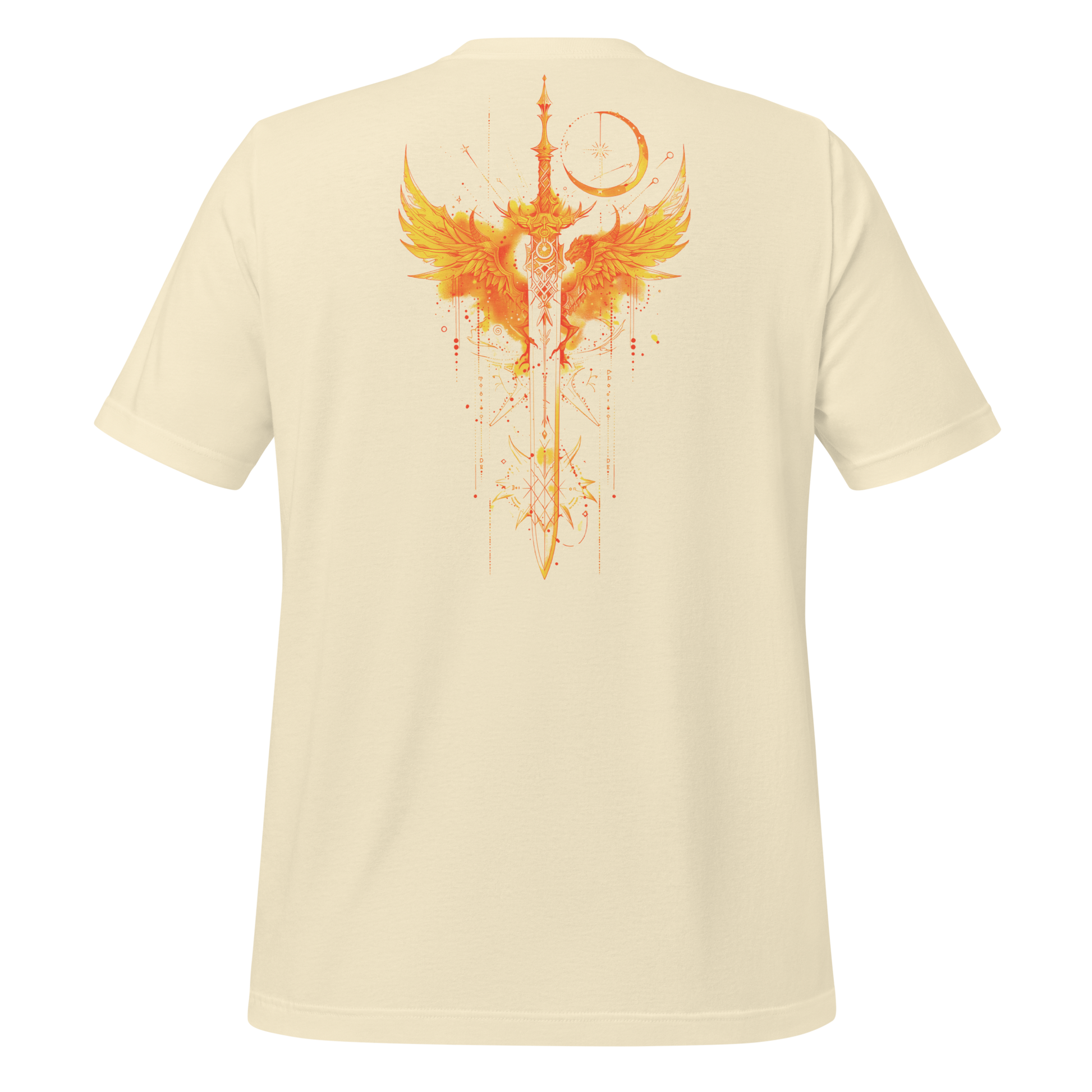 "Light It Up" Fantasy Sword and Wings Tee - MagicMerchEmporium