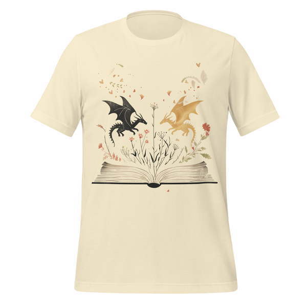 Dragon Reader Tee in Natural