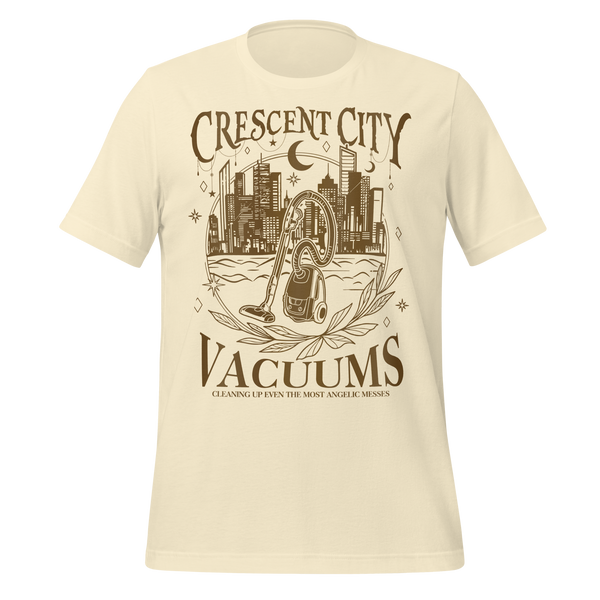 Crescent City Vacuums Tee in Natural