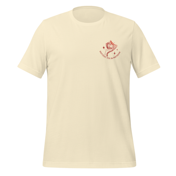 Red Suriel Tea Co Tee in Natural
