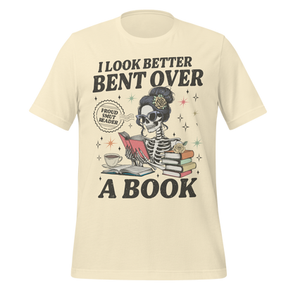 Smut Reader Skeleton Tee - MagicMerchEmporium