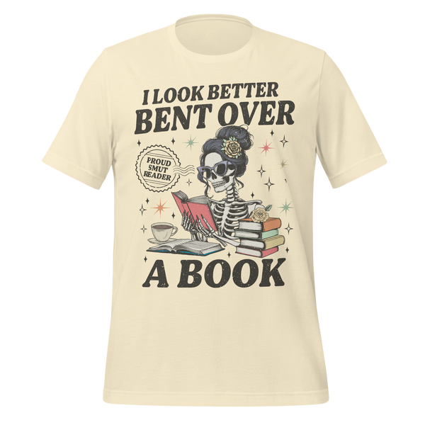 Smut Reader Skeleton Tee in Natural
