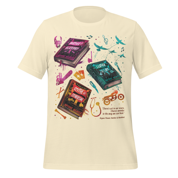 Brynne Weaver Book Tee in Natural