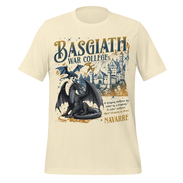 Blue Basgiath College Tee in Natural