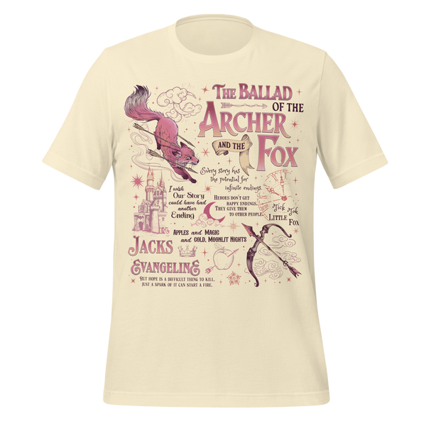 Archer & Fox Romantasy Tee in Natural