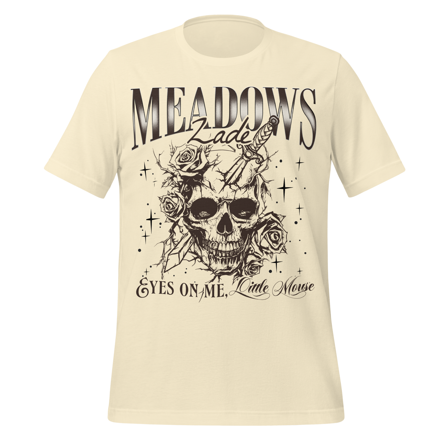 Zade Meadows Skull & Roses Tee - MagicMerchEmporium