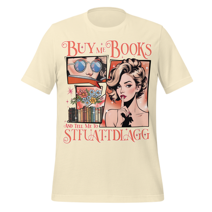 Buy Me Books & Shut Me Up Tee - MagicMerchEmporium