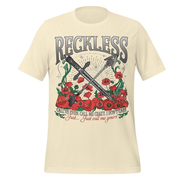 Reckless Romance Powerless Book Club Tee in Natural