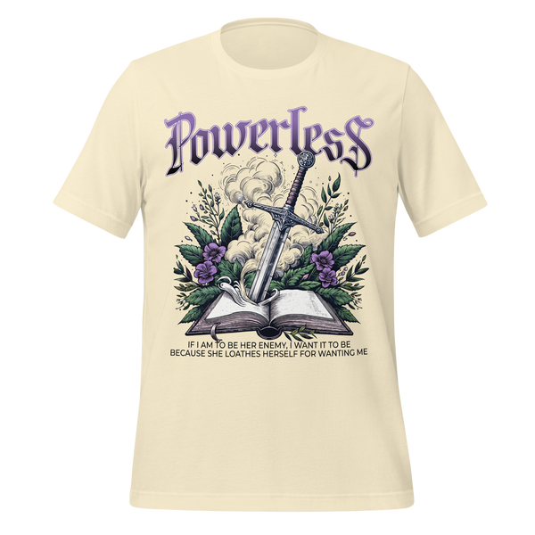 Powerless Romantasy Tee in Natural