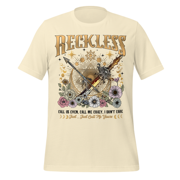 Reckless Romance Tee in Natural