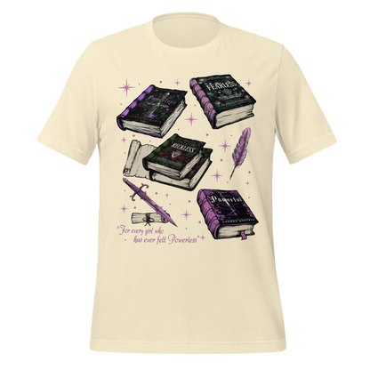 Powerless Book Stack Tee