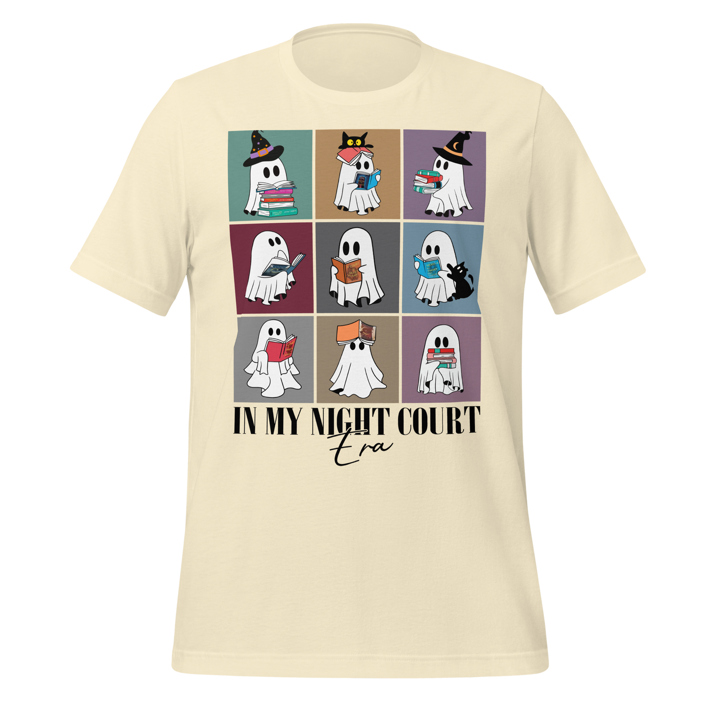 In My Night Court Era Ghosts Reading Books Design Tee - MagicMerchEmporium