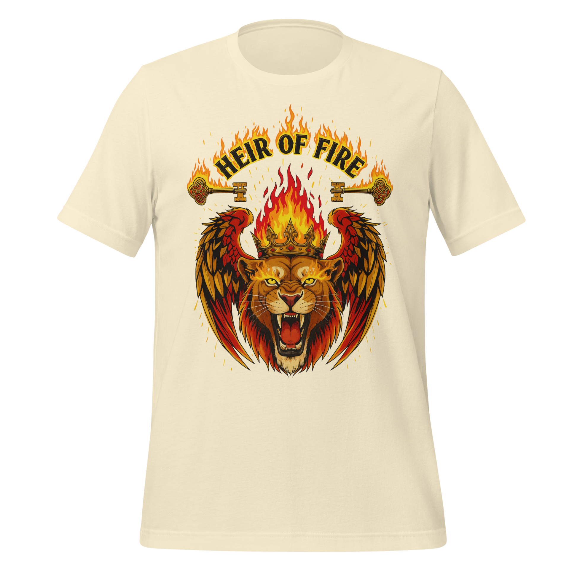 Heir Of Fire Crowned Lion Tee - MagicMerchEmporium