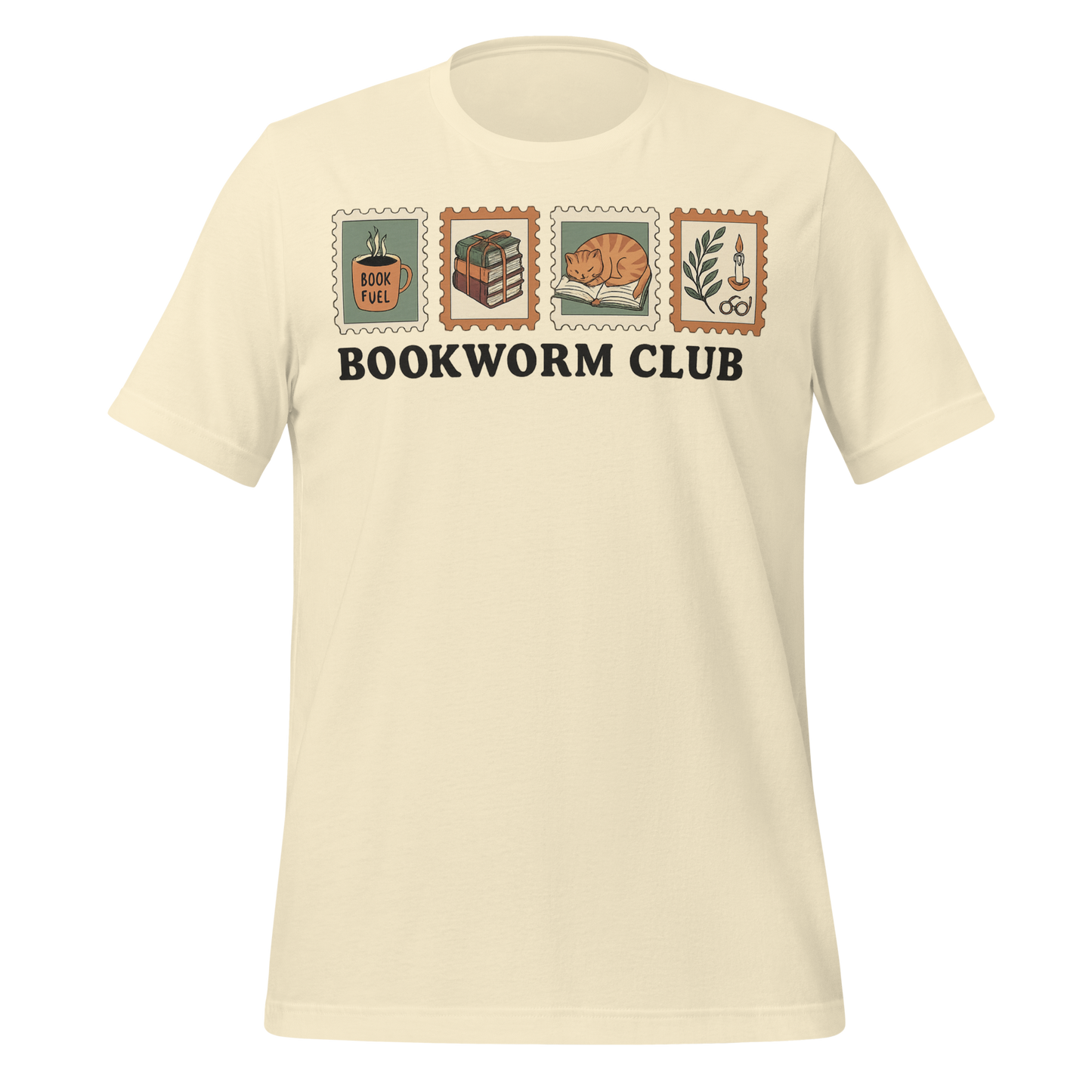 Bookworm Club Stamps Tee