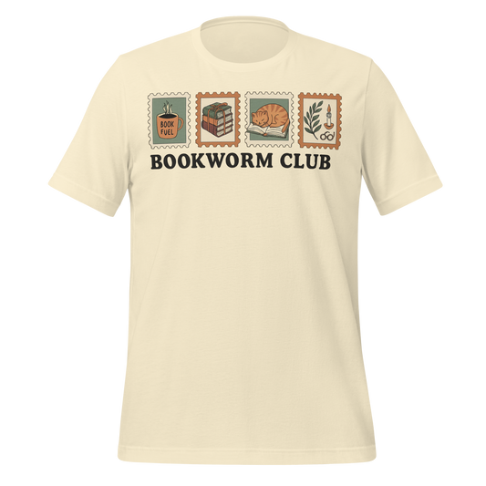 Bookworm Club Stamps Tee