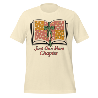 Open Book Just One More Chapter Tee