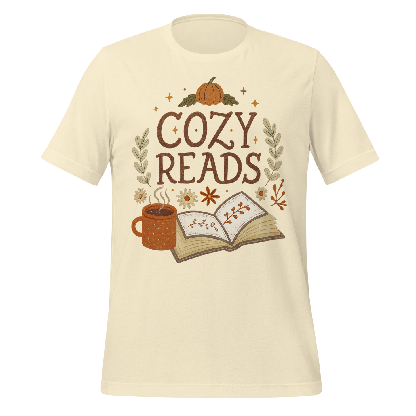 Cozy Reads with Pumpkin and Coffee Tee