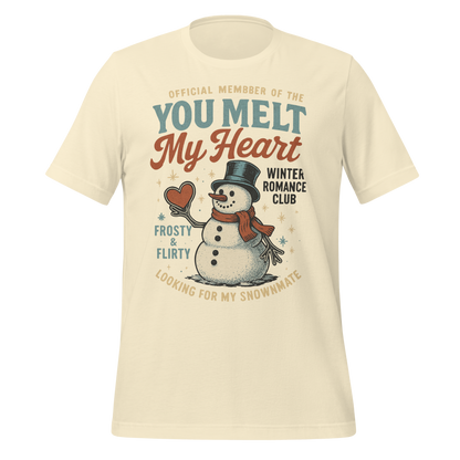 You Melt My Heart Winter Romance Club Tee