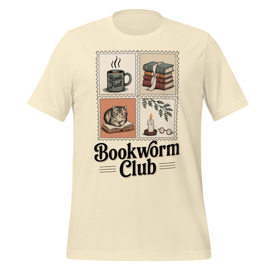 Bookworm Club Stamps Tee