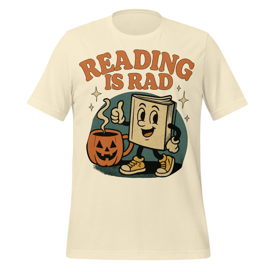 Reading Is Rad Retro Tee