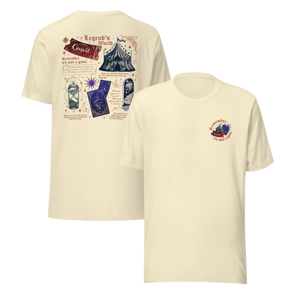 Caraval Legend’s World Tee - MagicMerchEmporium