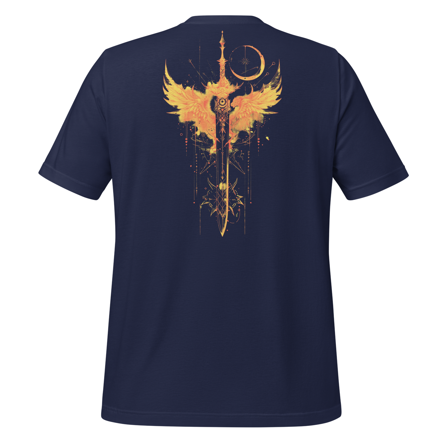 "Light It Up" Fantasy Sword and Wings Tee - MagicMerchEmporium