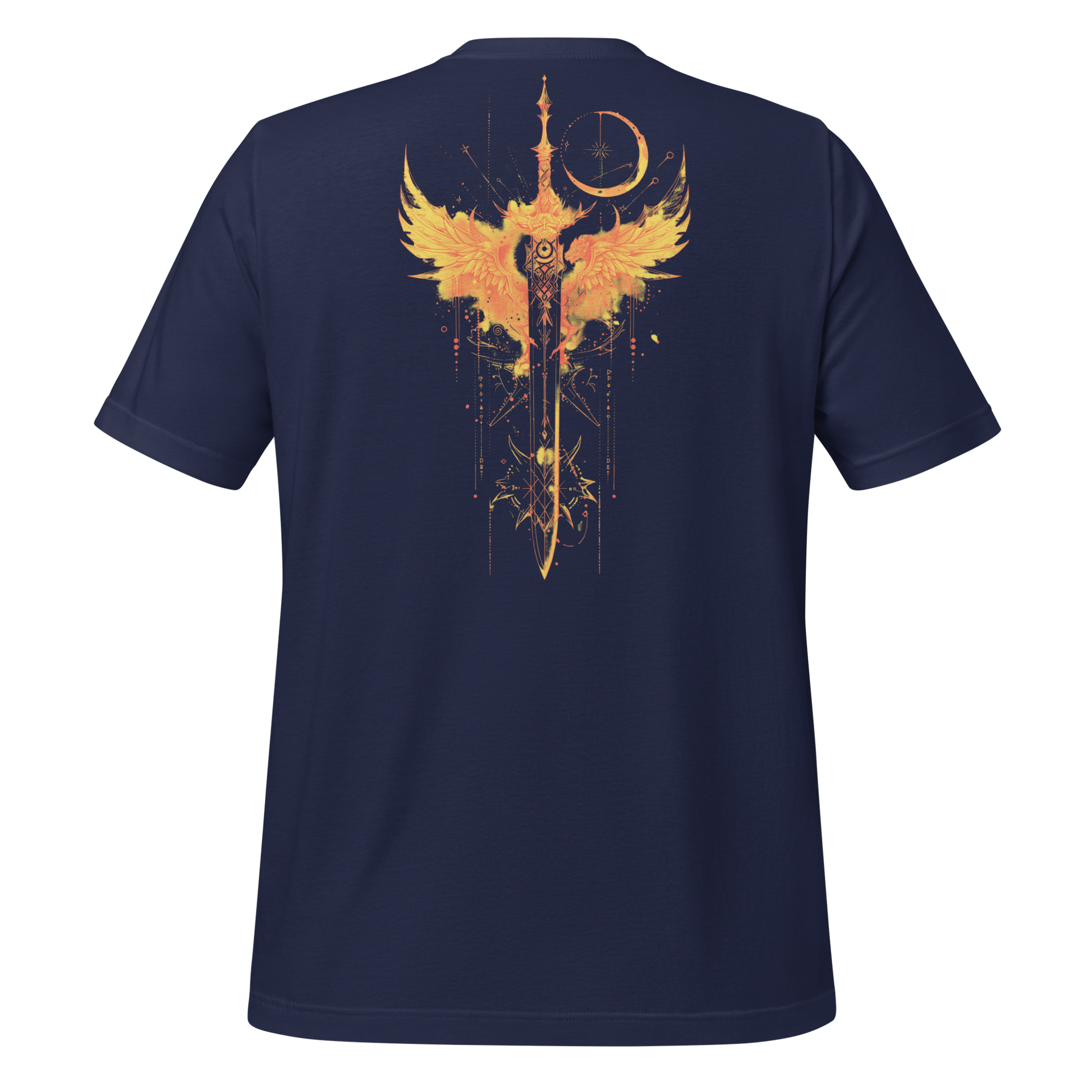 "Light It Up" Fantasy Sword and Wings Tee - MagicMerchEmporium