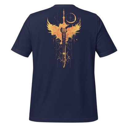 "Light It Up" Fantasy Sword and Wings Tee - MagicMerchEmporium
