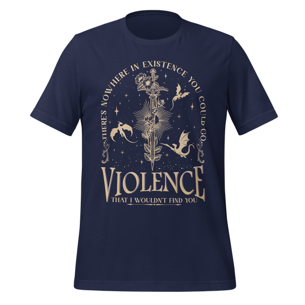 Find You in Violence Tee in Navy