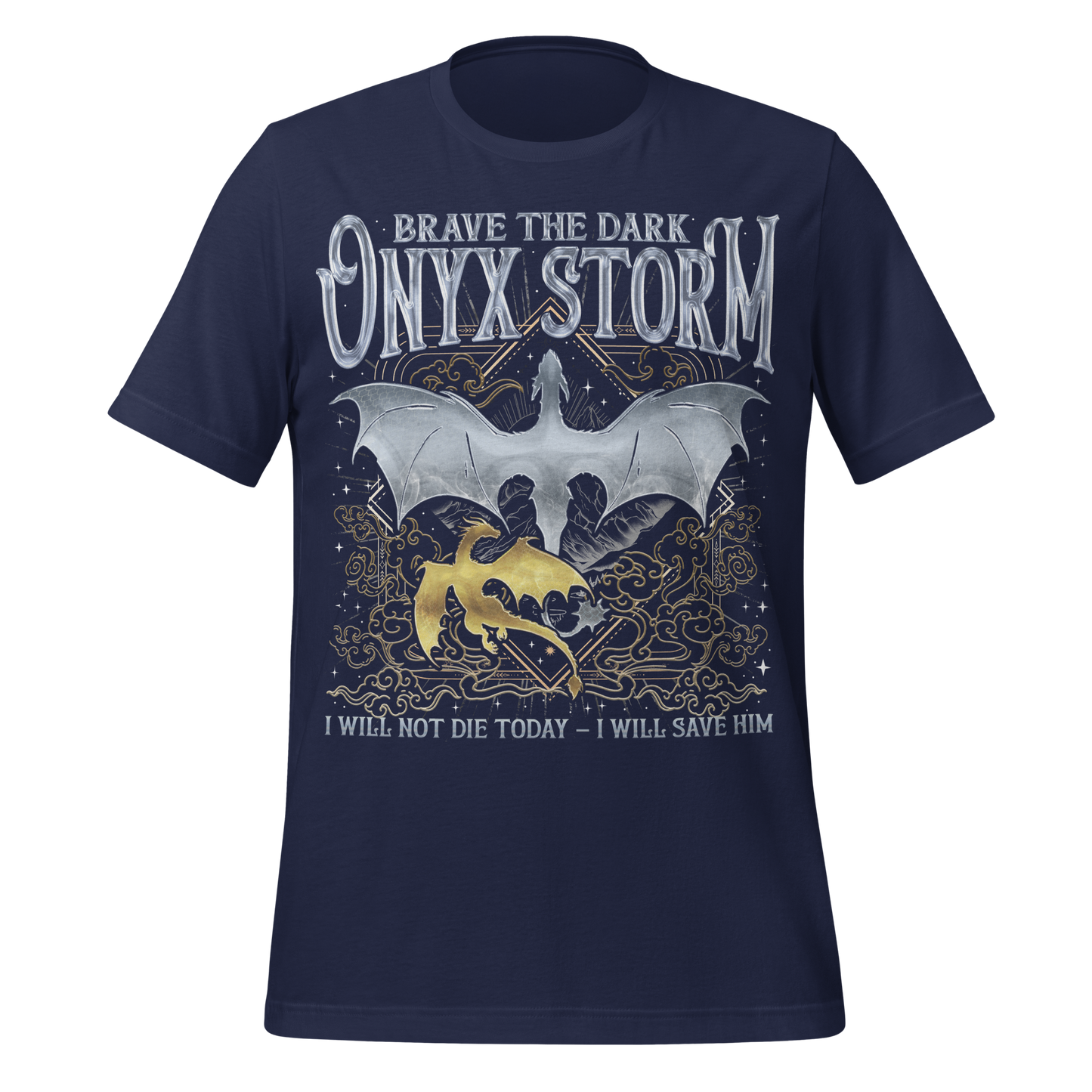 Brave The Dark Onyx Storm Tee - MagicMerchEmporium