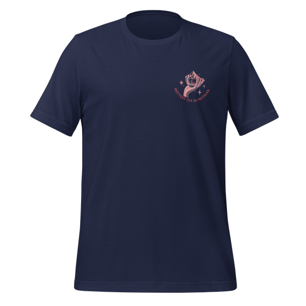 Red Suriel Tea Co Tee in Navy