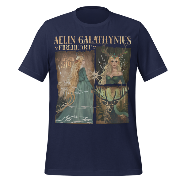 Ash-Born Queen Tee in Navy