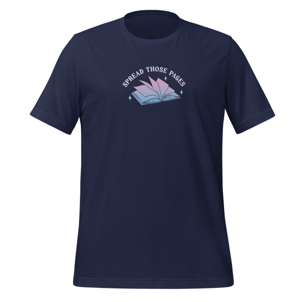 Spread Those Pages Tee in Navy