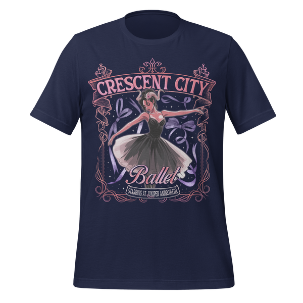 Crescent City Ballet Tee in Navy