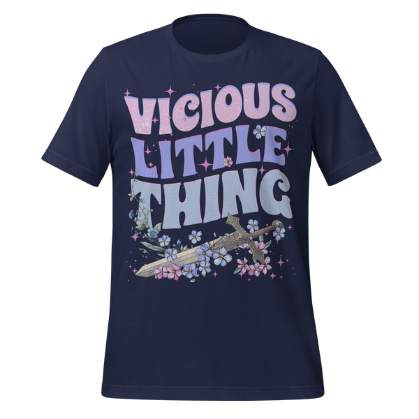 Vicious Little Thing Tee in Navy