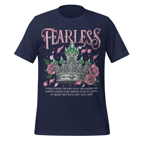 Fearless Queen Tee in Navy