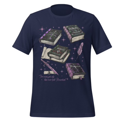 Powerless Book Stack Tee