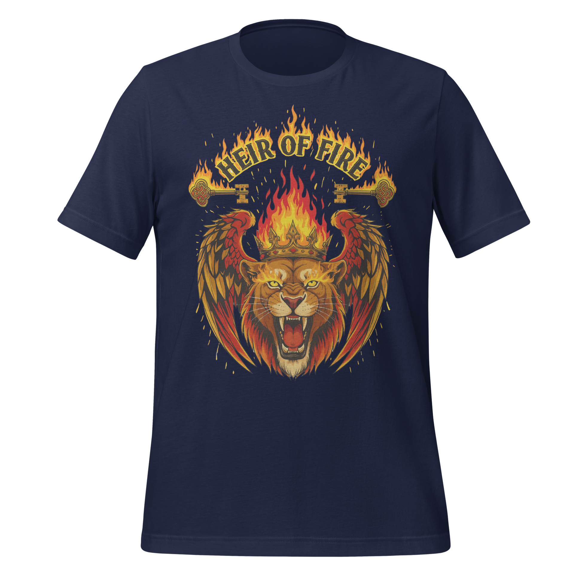 Heir Of Fire Crowned Lion Tee - MagicMerchEmporium