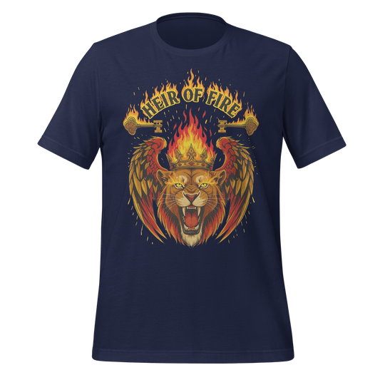 Heir Of Fire Crowned Lion Tee - MagicMerchEmporium