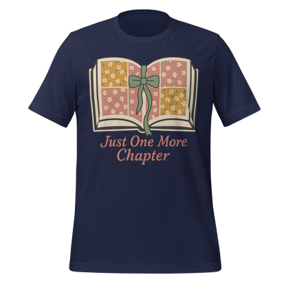 Open Book Just One More Chapter Tee