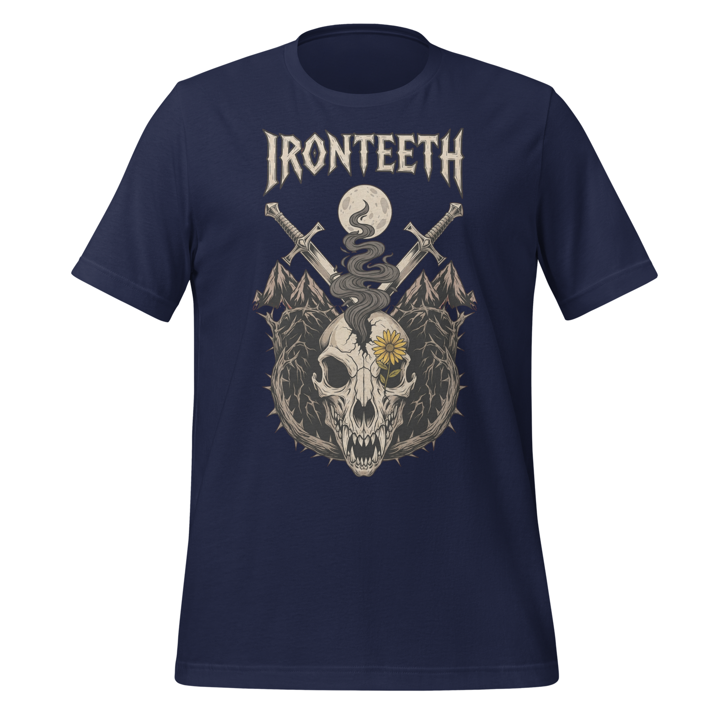Ironteeth Skull with Swords Tee