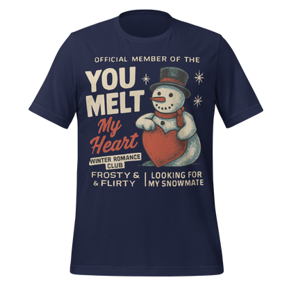 You Melt My Heart Winter Romance Club Official Member Tee