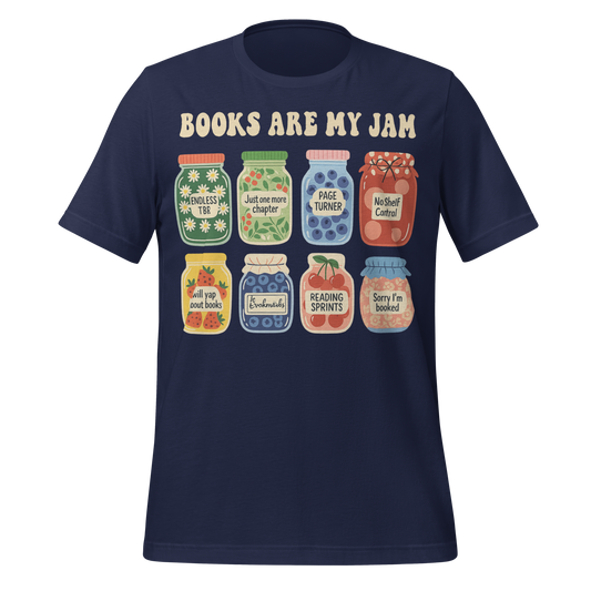 Books Are My Jam Tee