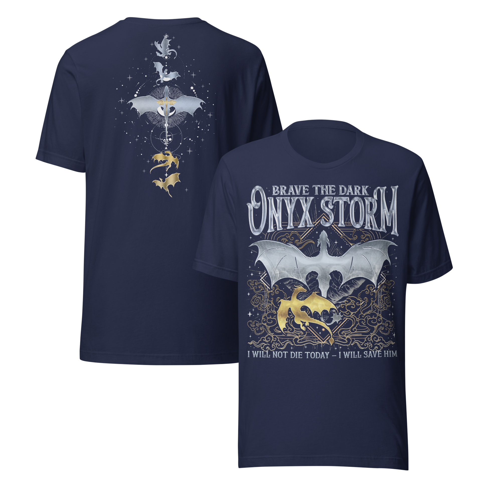 Brave The Dark Onyx Storm Tee - MagicMerchEmporium