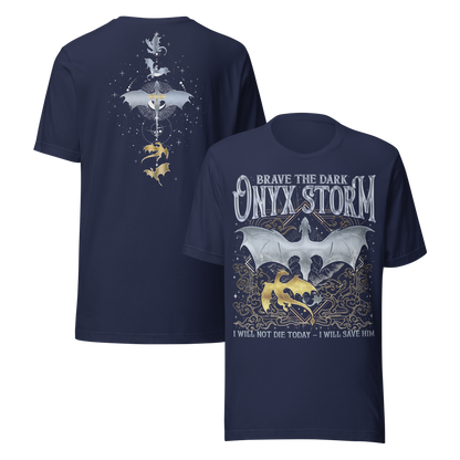 Brave The Dark Onyx Storm Tee - MagicMerchEmporium