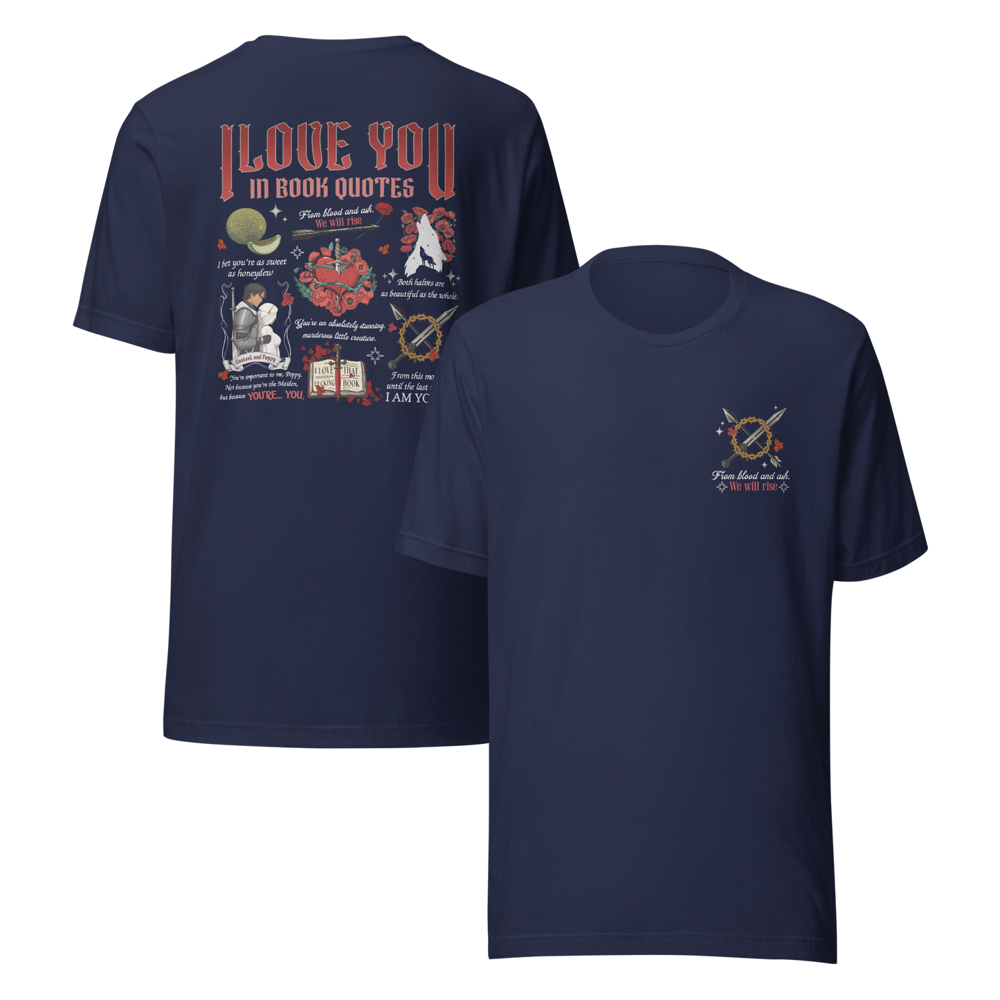 Casteel & Poppy Love Quote Tee - MagicMerchEmporium